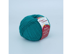 Пряжа Кроха Троицкая Состав: 20% мериносовая шерсть, 80% акрил, Вес и длина нити в мотке: 50 г, 135 м. цвет изумруд 511