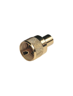 Антенный разъем PL-259 Glomex RA132GOLD позолоченный для кабеля RG58C/U