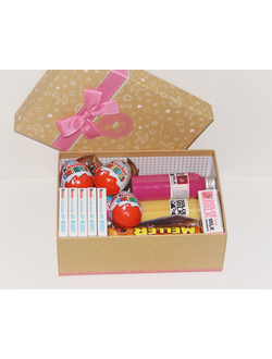 Прямоугольная коробочка со сладостями и подарками от Dolce milk