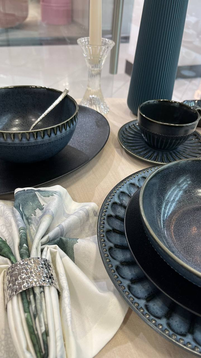 Чашка с блюдцем 0.25л "Black Kitchen"