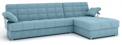 ДВУСПАЛЬНЫЙ ХАЙ-ТЕК КЛИК-КЛЯК ПРУЖИННЫЙ УГЛОВОЙ ДИВАН-КРОВАТЬ МИЛАН, МЕТАЛЛОСКЕЛЕТ, С ЯЩИКОМ И СЪЕМНЫМ ЧЕХЛОМ, АКЦИЯ РАСПРОДАЖА