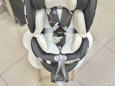 Автокресло Luxmom S360 (Isofix, 0-36 кг, 0-12 лет, с подогревом) Серый