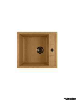 Мойка из искусственного мрамора MIXLINE ML-GM28 прямоугольная отверстие справа 445*500*190мм
