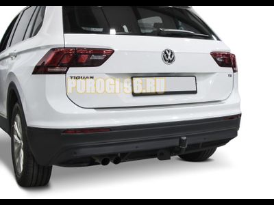 Фаркоп, шар A, 2000/75 кг. Сталь Berg для Skoda Karoq 2020-/Skoda Kodiaq 2017-/Volkswagen Tiguan 2016-