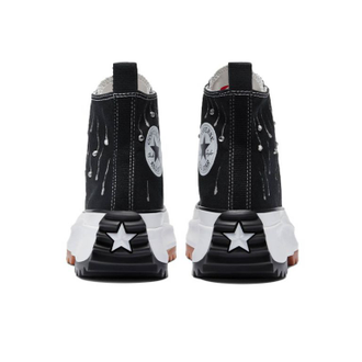 Кеды Converse Run Star Hike High Top черные с белыми каплями