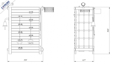 ДСК Финн габаритный рисунок