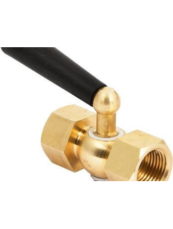 Трехходовой кран РОСМА ДУ15 G1/2 - G1/2 для неагрессивных жидкостей