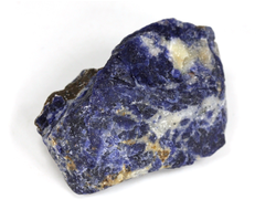 Содалит, необработанный "дикий" образец, Бразилия (43*29*19 мм, 31 г) №35204