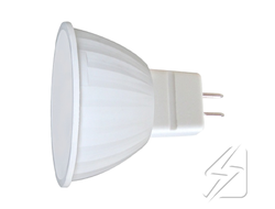 Светодиодная лампа MR16 G5.3 3 W 4000к  пластиковый корпус
