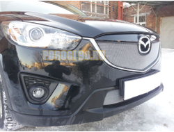 Защита радиатора Mazda CX-5 2012-2014 chrome верх