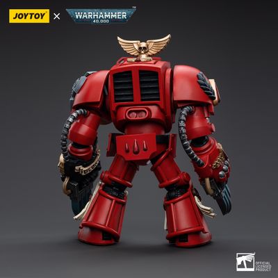 Терминатор Кровавых Ангелов (Warhammer 40k) - КОЛЛЕКЦИОННАЯ ФИГУРКА 1/18 Blood Angels Assault Terminators Brother Nassio (JT5512) - JOYTOY