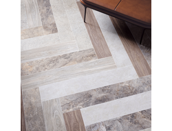 Wood-X, 20х120 см, керамогранит, Орех Белёный Матовый R10A Ректификат (9 мм), K949582R