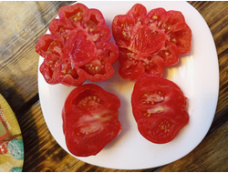 Томат Запотек розовый ребристый (Zapotec Pink Ribbed, Мексика)