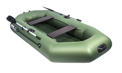 Надувная лодка Аква-Мастер 260 (двухместная, крепление под транец) mnelodku.ru
