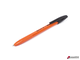 Ручка шариковая BRAUBERG «X-333 Orange», ЧЕРНАЯ, корпус оранжевый, узел 0,7 мм, линия письма 0,35 мм. 142410