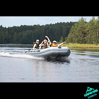 Лодка ПВХ Адмирал 410 Серая