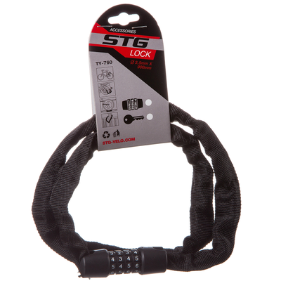 Велозамок кодовый  STG TY760 3,5х900