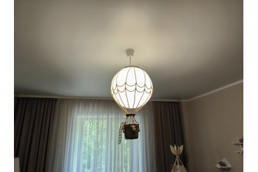 Установка светильника в детской