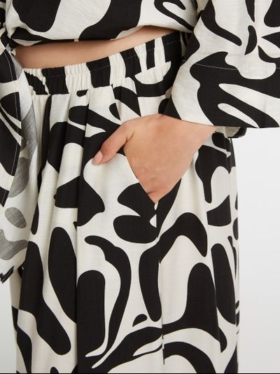 Юбка-брюки летние