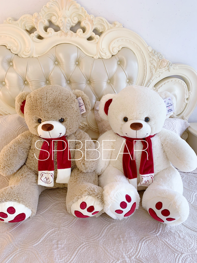 Плюшевый медведь 110 см бежевый Кевин