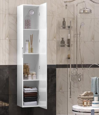 Пенал Opadiris Луиджи 35 белый матовый, универсальный