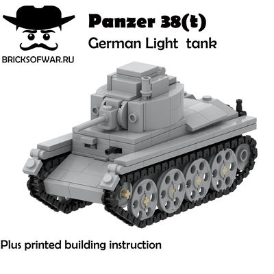 Panzer 38t немецкий легкий танк - Лего танк