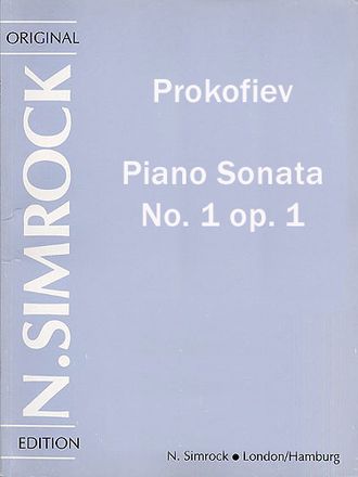 Prokofiev Piano Sonata No. 1 op. 1
