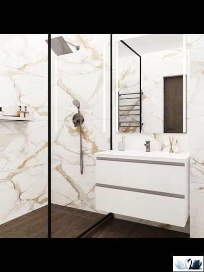 Керамогранит Italica Calacatta Superior 60х120 см белый полированный