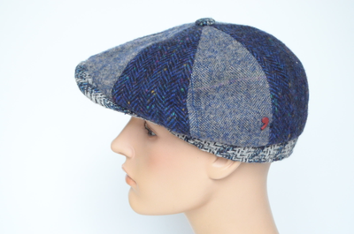 Кепка восьмиклинка Alfonso D ' Este 42050 синяя