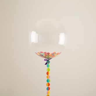 Bubbles шар 45 см. с наполнением