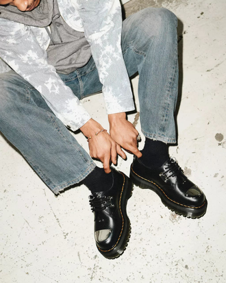 Dr Martens 1461 Piercing Milled Nappa Platform