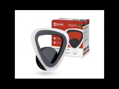 ASD/inHome св-к св/д БРА управл. 15W(1050lm) 2K-4K-6K 195x45 черн ELEGANT SANSA-15B STEP COLOR 5314