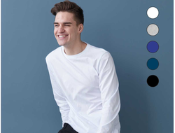 Футболка с длинным рукавом(A35) 180 г/м2, 92% хлопок, 8% эластан.