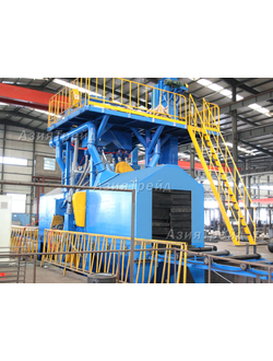 Дробемет с рольгангом