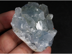 Целестин голубой, друза кристаллов, Мадагаскар (54*40*33 мм, 135 г) №37786