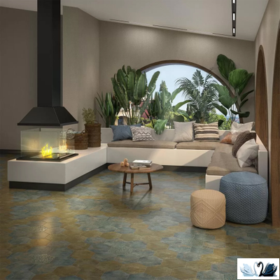 Керамогранит Kerama Marazzi Гроссето 20x23 см зелёный матовый