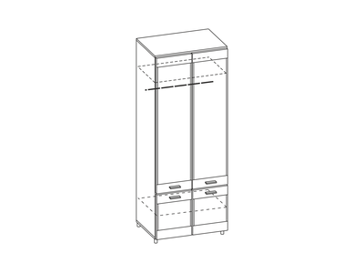 Камелия Шкаф ШК-2602