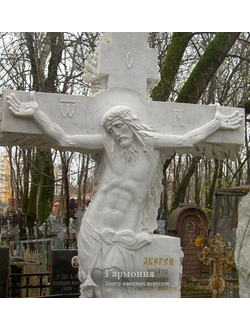Скульптура распятие православный крест