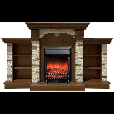 Электрокамин Дублин Премиум NT M1 с очагом Fobos