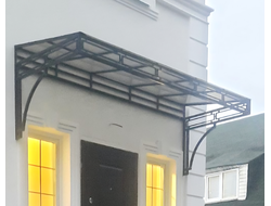 Козырек кованый над входом - Арт 012