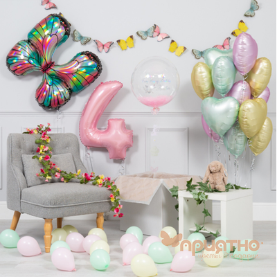 СЕТ ИЗ ВОЗДУШНЫХ ШАРИКОВ "ЛЕСНАЯ ФЕЯ"