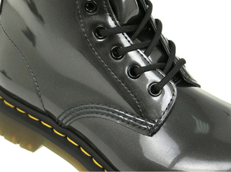 Dr. Martens Vegan Chrome Metallic черные