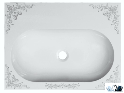 Раковина Эстет Nika 61 х 45 см из искусственного камня накладная