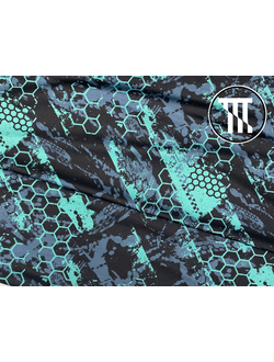 Сетка-стрейч "Спорт" принт Киберграфика