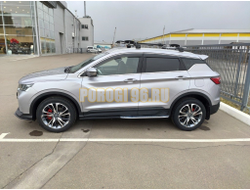 Пороги OEM Style для Geely Coolray 2019-