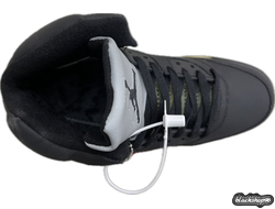 NIKE AIR JORDAN 5 BLACK С МЕХОМ (40-45)