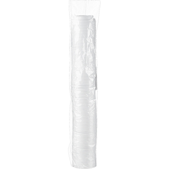 Крышка для стакана пластиковая с клапаном D=80мм, бел.,100 штук в упаковке HSL80
