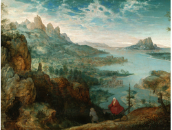 Картина обогреватель, репродукция Питера Брейгеля На пути в Египет