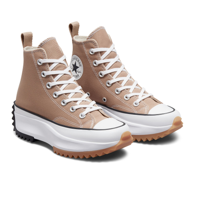 Кеды Converse Run Star Hike Platform Seasonal Color бежевые высокие на платформе купить
