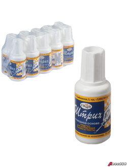 Корректирующая жидкость ГАММА «Штрих», с кисточкой, 20 мл. 221184